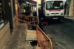 Canalizacón tubería en Candeleda