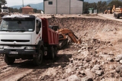 Vaciado, movimiento de tierras